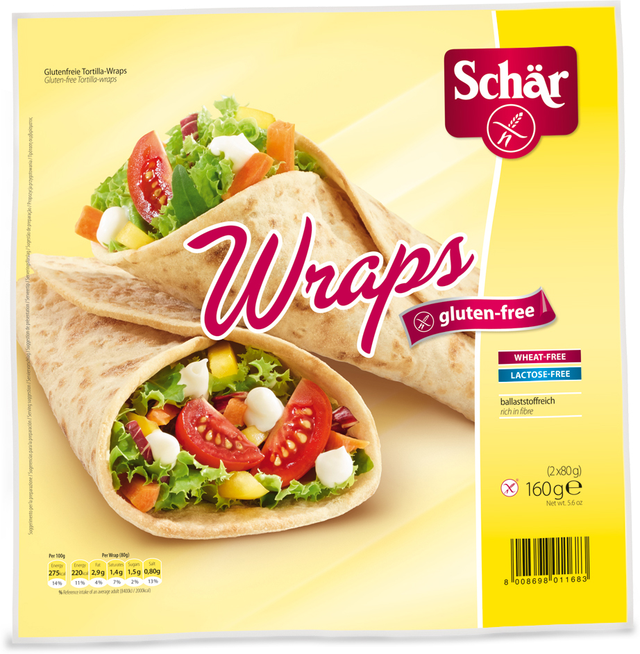 фото Dr. Schar Wraps Хлебные лепешки, 160 г