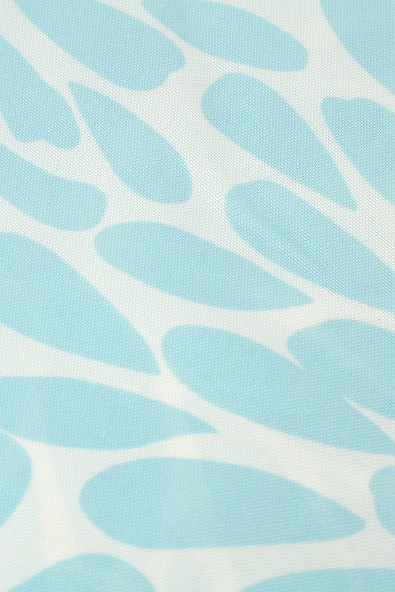 фото Занавеска для ванной "Verran", тканевая, цвет: голубой, белый, 180 x 180 см