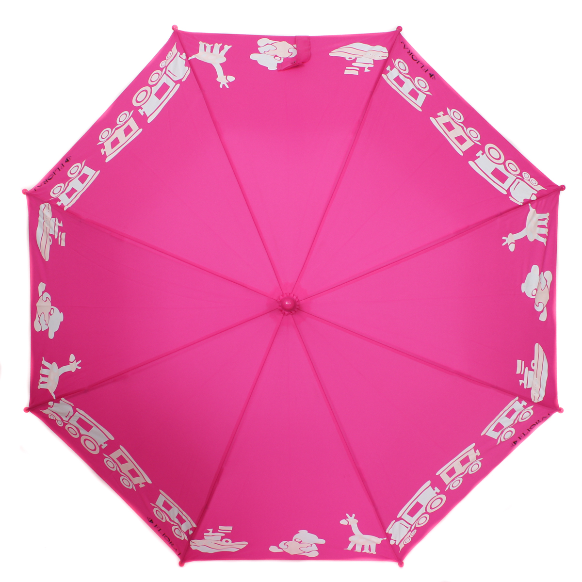 Зонт детский Flioraj, механика, трость, цвет: ярко-розовый. Flioraj 051210