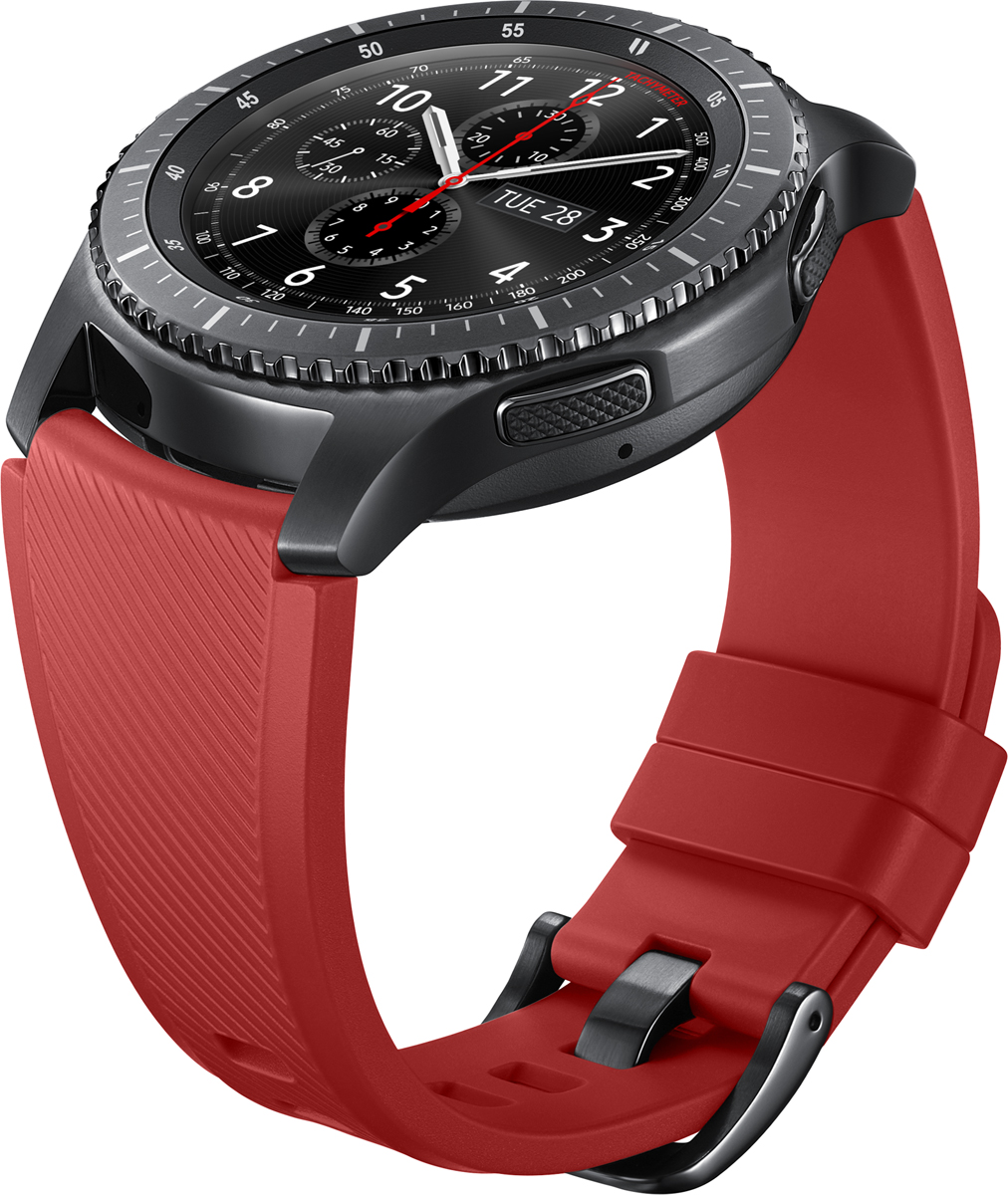 фото Ремешок для смарт-часов Samsung Gear S3, красный