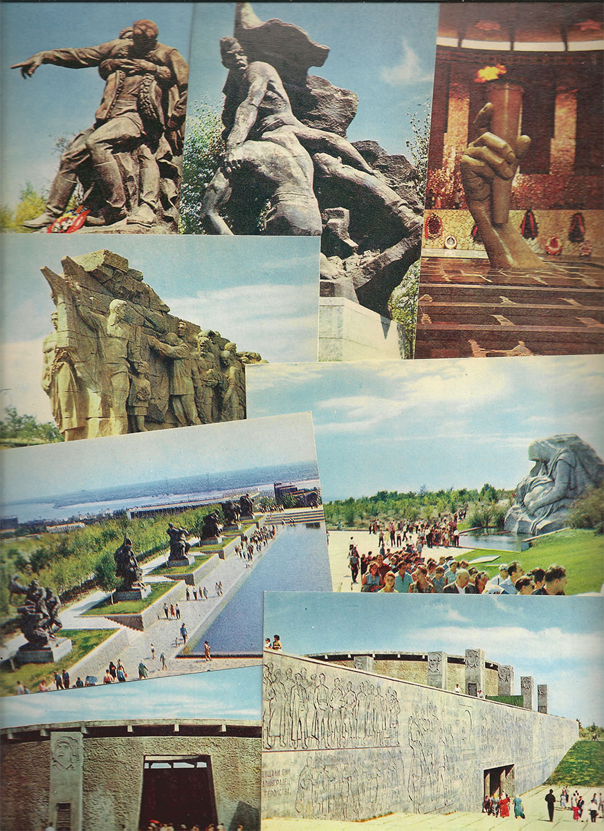 фото Памятник-ансамбль героям Сталинградской битвы. Мамаев Курган (набор из 15 открыток) Советский художник
