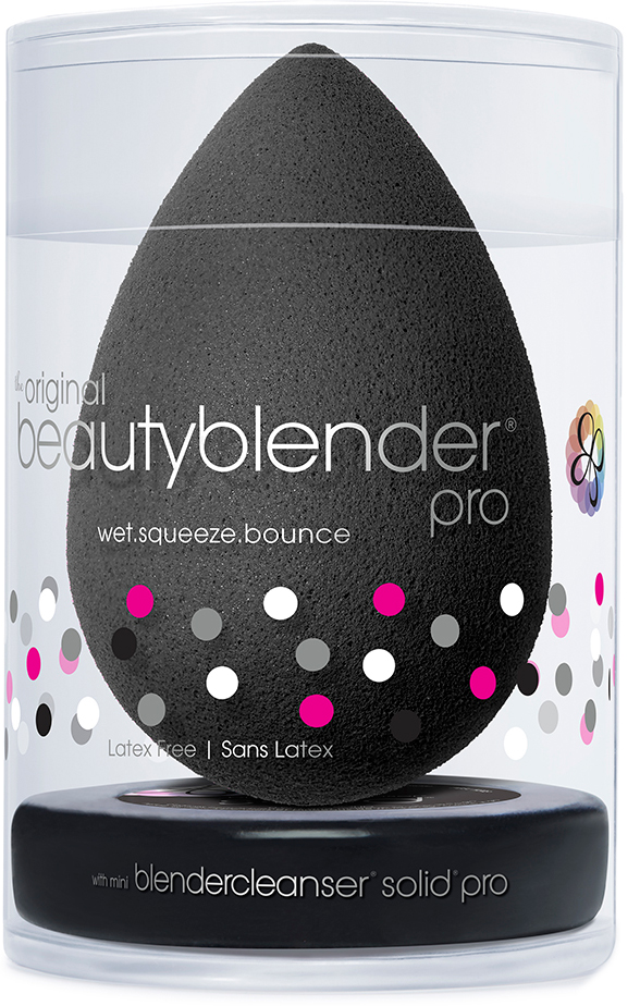 фото Beautyblender Спонж "Pro" и мини мыло для очистки "Pro Solid Blendercleanser"