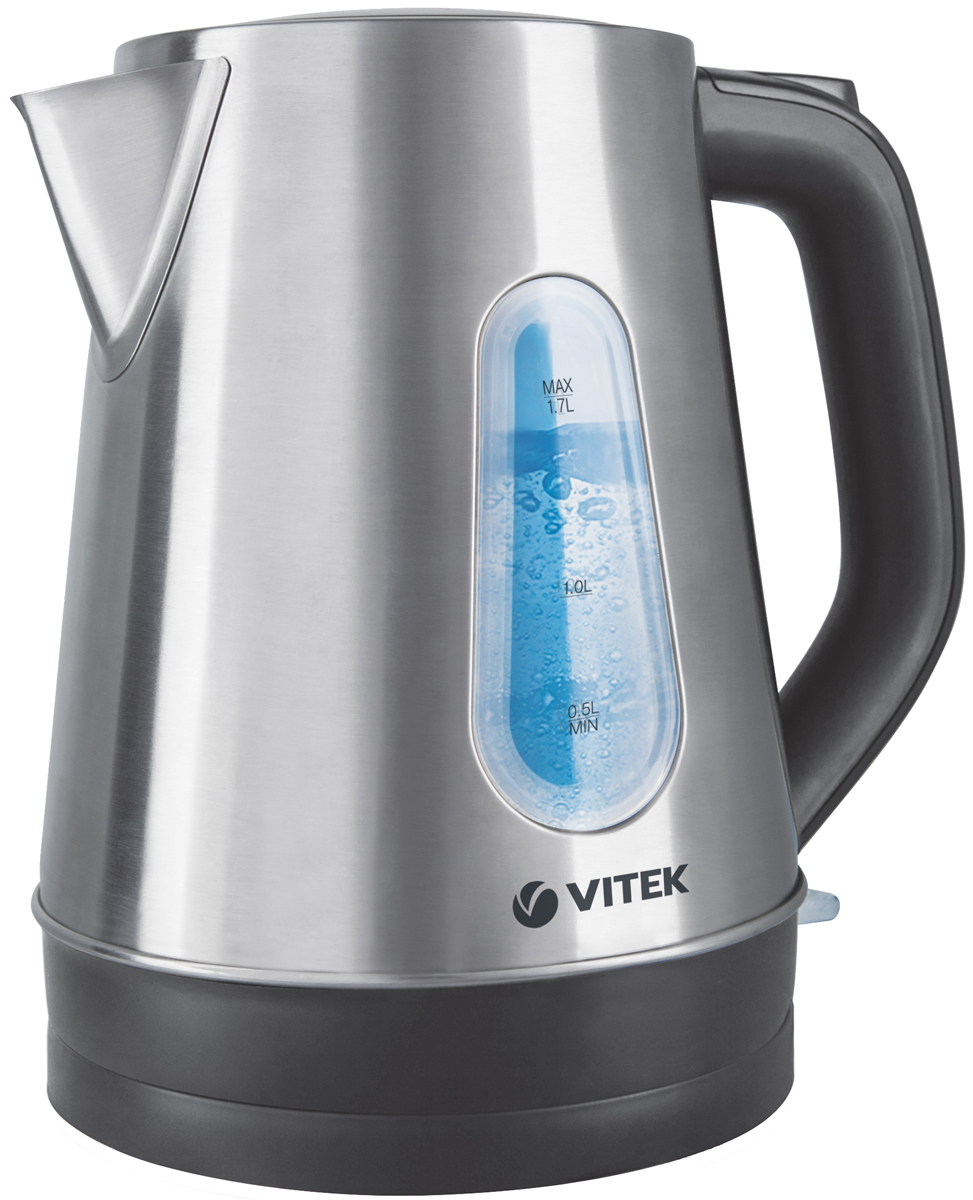 Электрический чайник Vitek VT-7038(ST), Gray Metallic