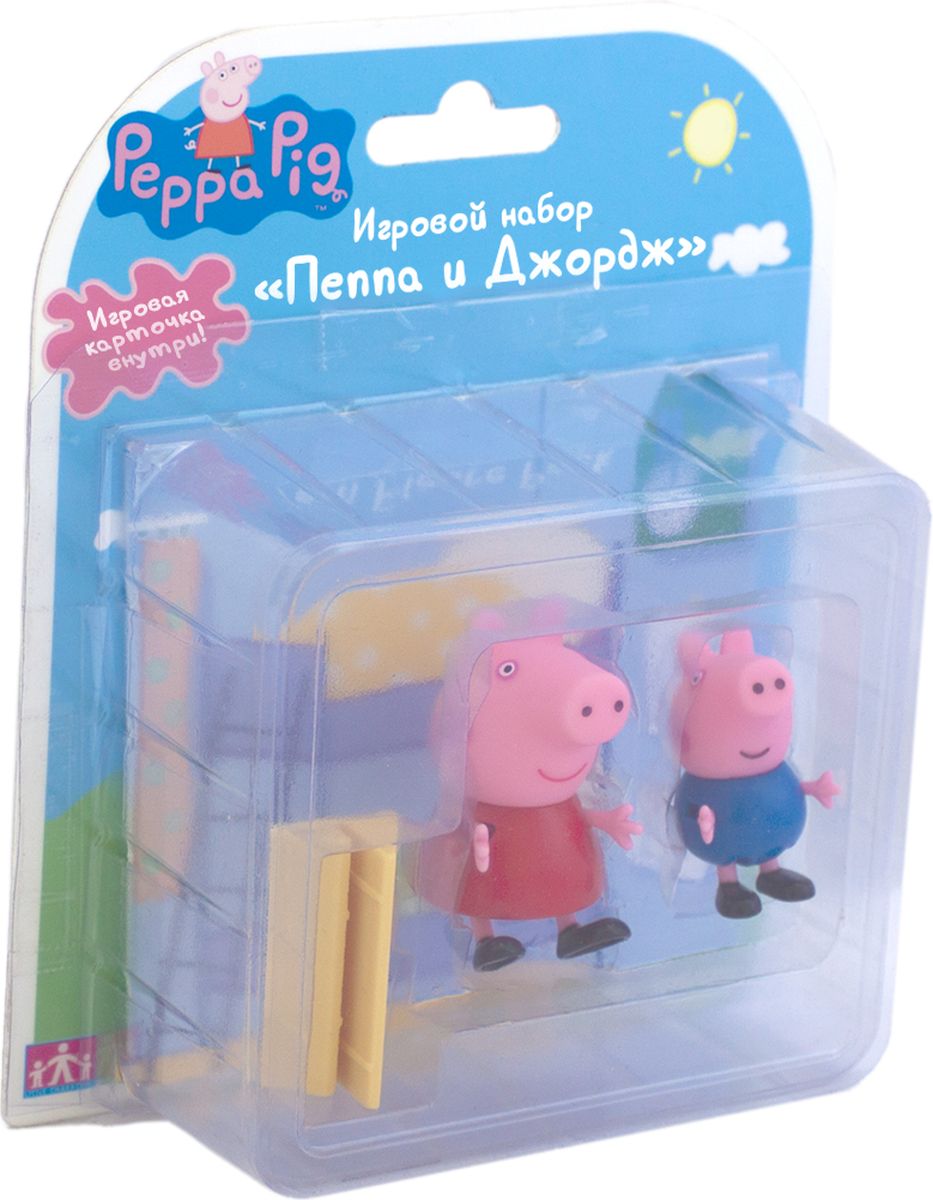 фото Игровой набор "Пеппа и Джордж" ТМ "Свинка Пеппа" Peppa pig (свинка пеппа)