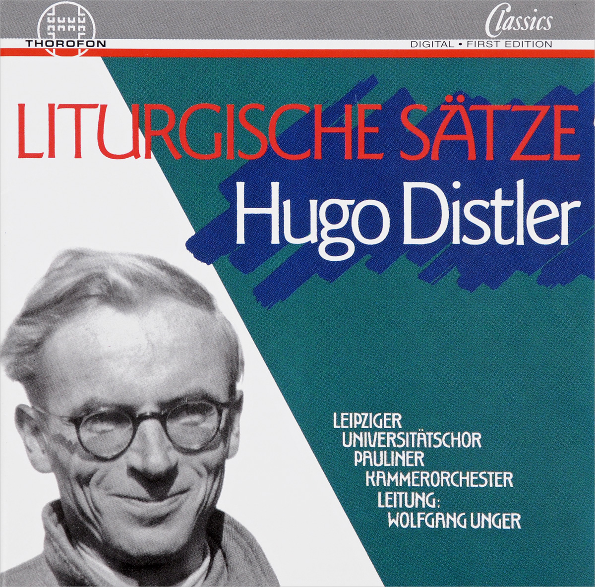 Хуго Дистлер Hugo Distler. Liturgische Satze
