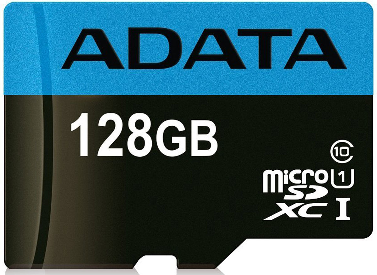 фото ADATA microSDXC UHS-I Class 10 128GB карта памяти (AUSDX128GUICL10 85-RA1)