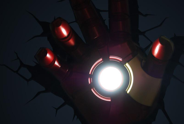 фото 3DLightFX Настенный 3D cветильник Classic Iron Man Hand