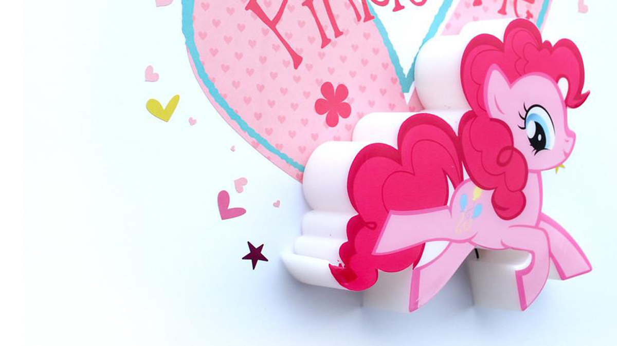 фото 3DLightFX Настенный 3D cветильник MLP Mini Pinky Pie