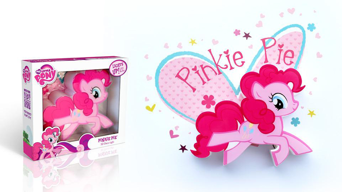 фото 3DLightFX Настенный 3D cветильник MLP Mini Pinky Pie