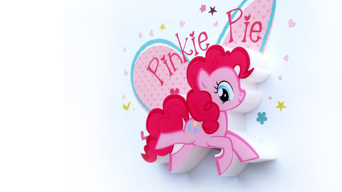 фото 3DLightFX Настенный 3D cветильник MLP Mini Pinky Pie