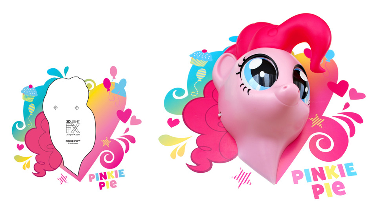 фото 3DLightFX Настенный 3D cветильник MLP Pinkie Pie