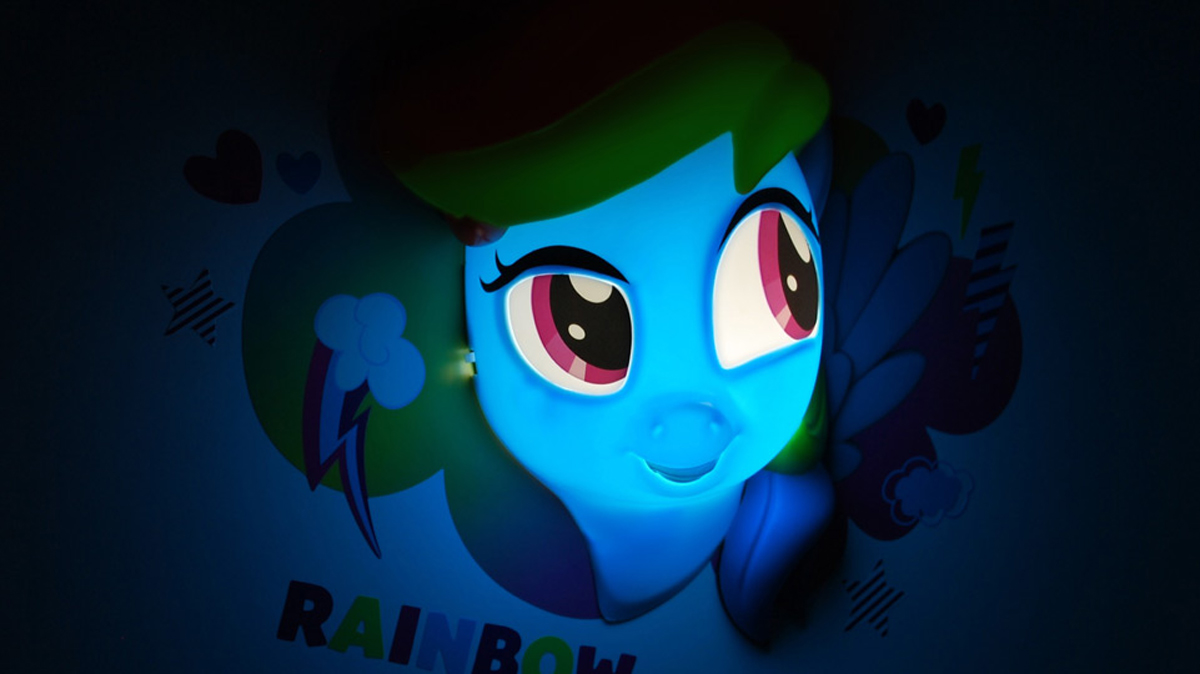 фото 3DLightFX Настенный 3D cветильник MLP Rainbow Dash