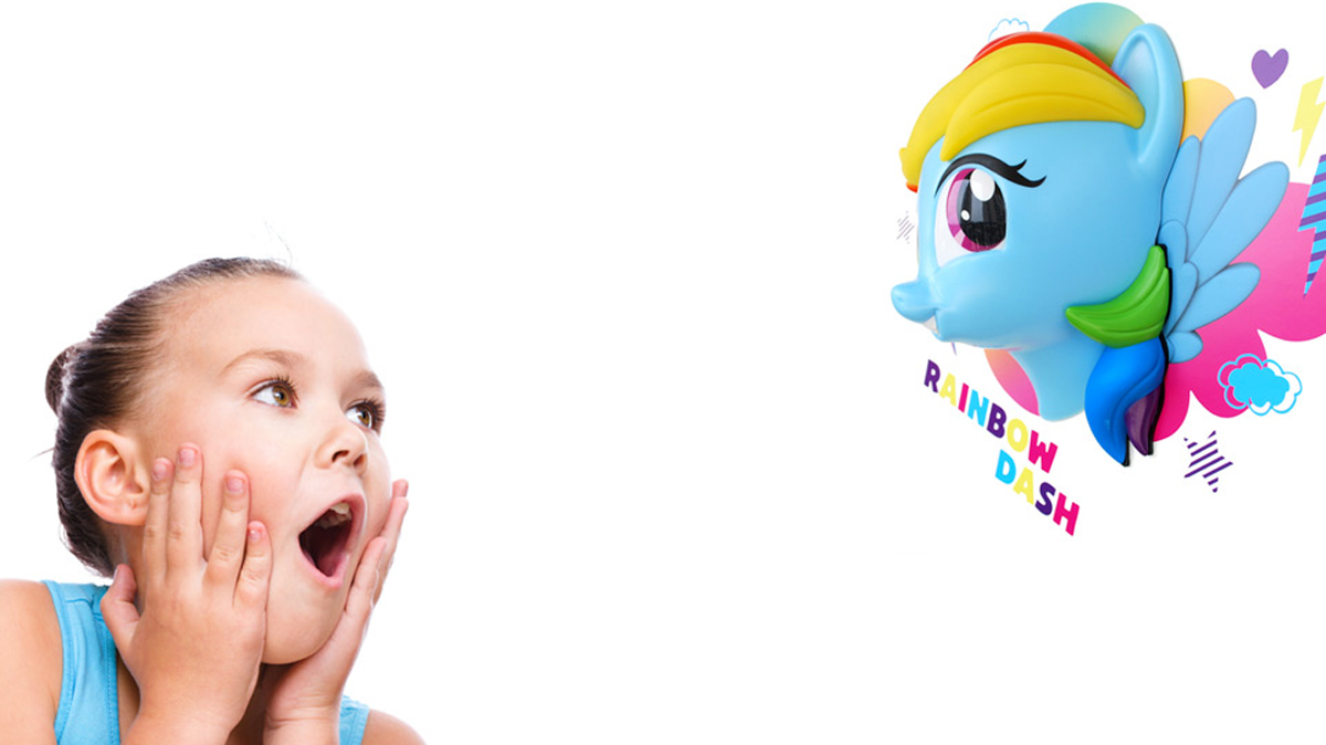 фото 3DLightFX Настенный 3D cветильник MLP Rainbow Dash