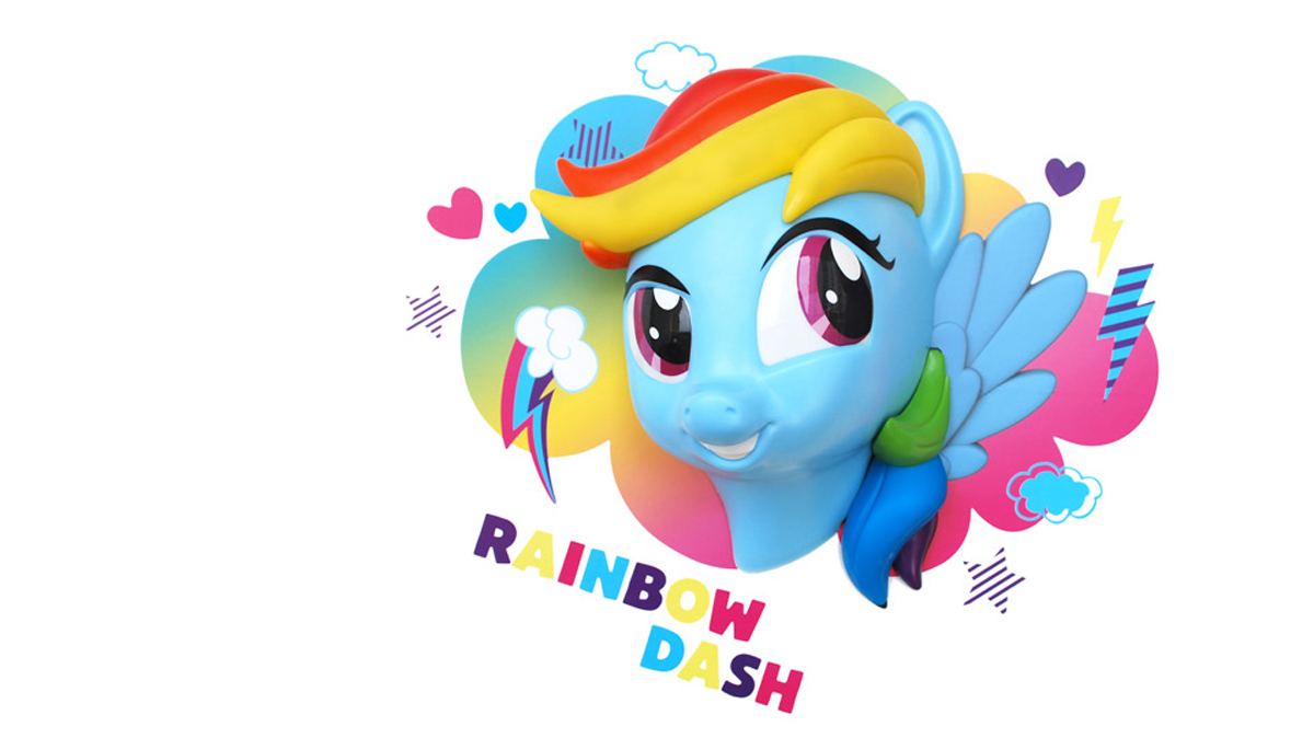 фото 3DLightFX Настенный 3D cветильник MLP Rainbow Dash