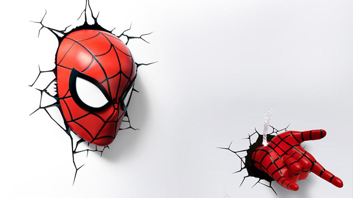 фото 3DLightFX Настенный 3D cветильник Spiderman Hand