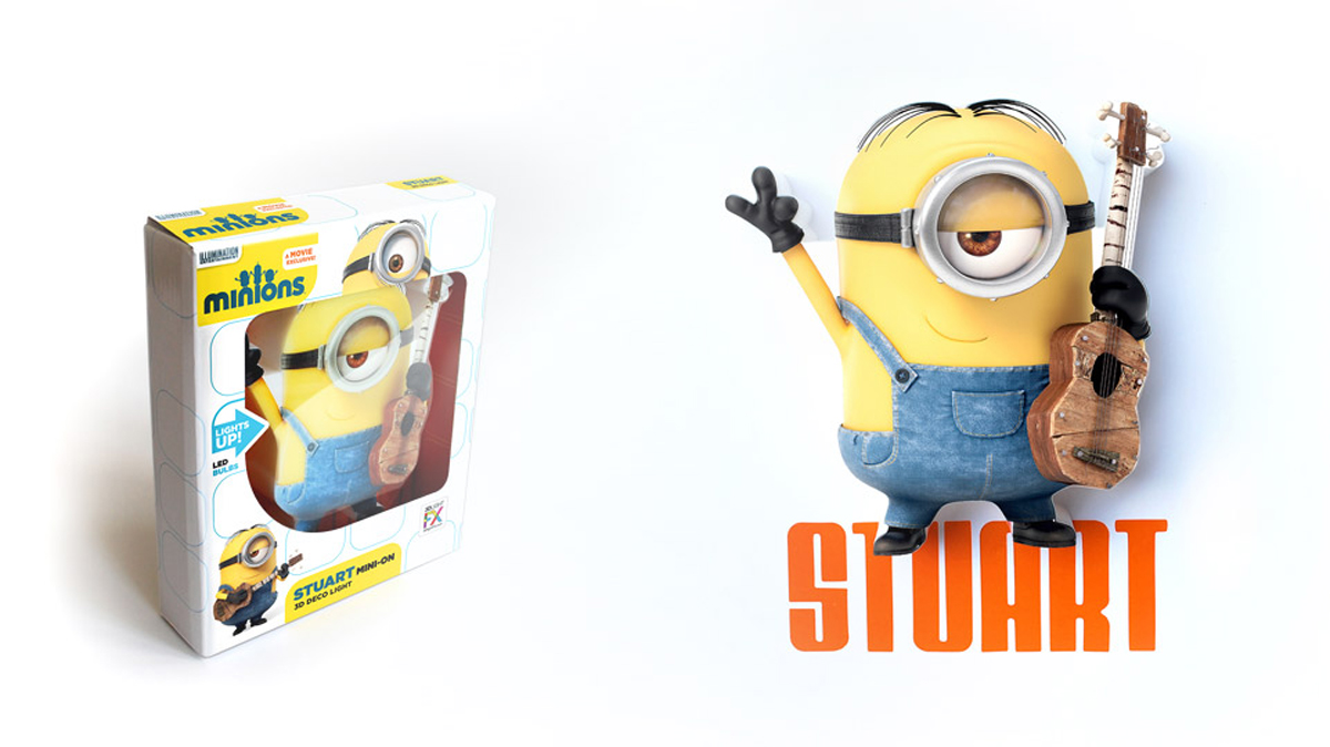 фото 3DLightFX Настенный 3D cветильник Stuart Mini