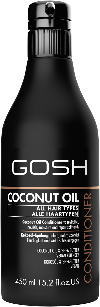 фото Gosh Кондиционер для волос с кокосовым маслом Coconut Oil, 450 мл