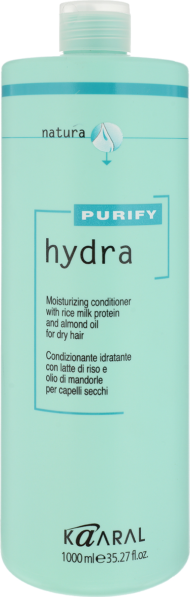 фото Kaaral Увлажняющий кондиционер для сухих волос Purify Hydra Conditioner, 1000 мл