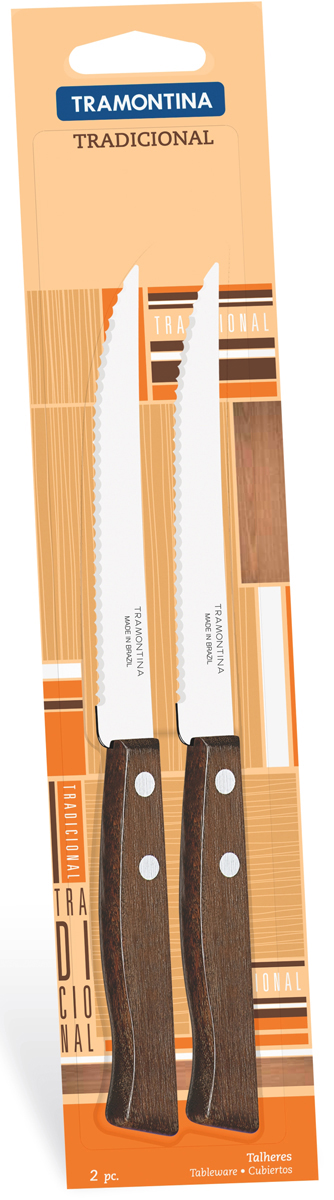 фото Нож для мяса Tramontina "Tradicional", длина лезвия 12,5 см, 2 шт