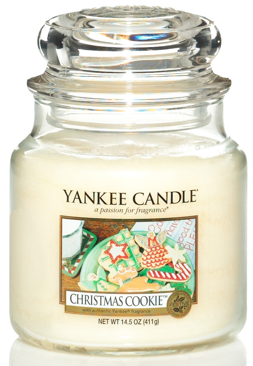 фото Свеча ароматизированная Yankee Candle "Christmas сookie" высота 12,7 см