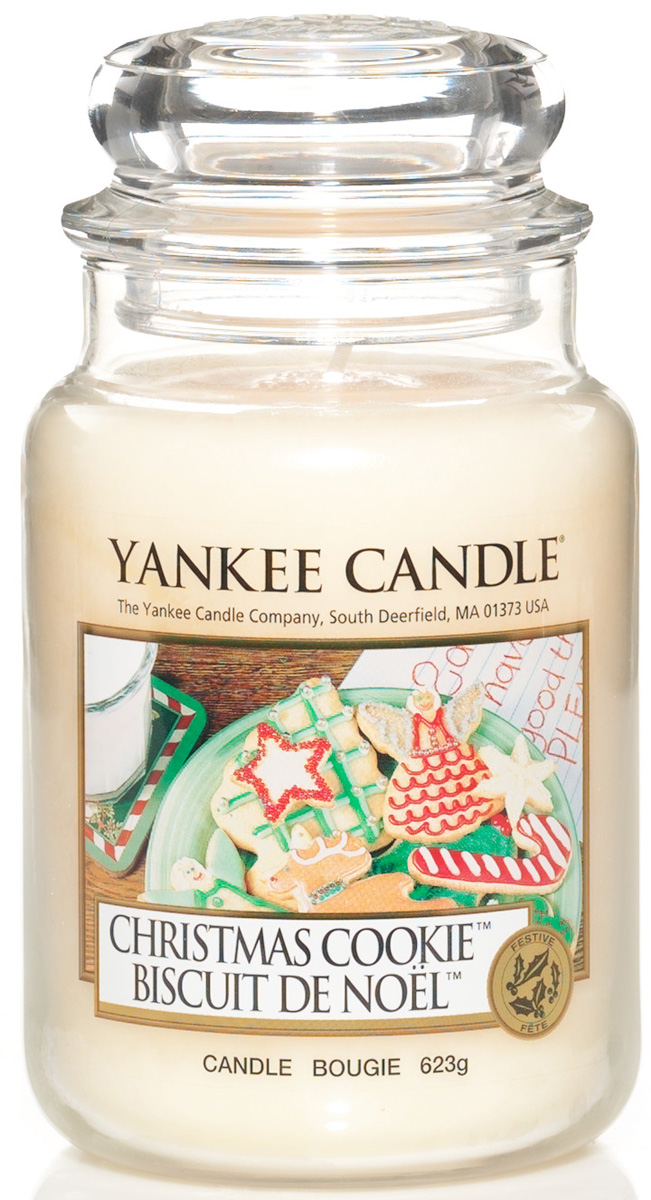 фото Свеча ароматизированная Yankee Candle "Christmas сookie", высота 16,8 см