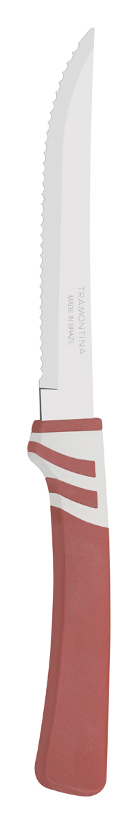 фото Нож для мяса Tramontina "Amalfi", цвет: бордовый, длина лезвия 12,5 см