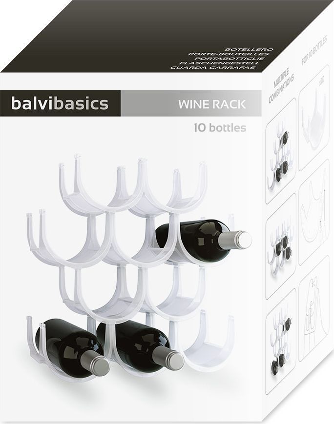 фото Подставка для бутылок Balvi "Basics", 49 х 14,3 х 37 см