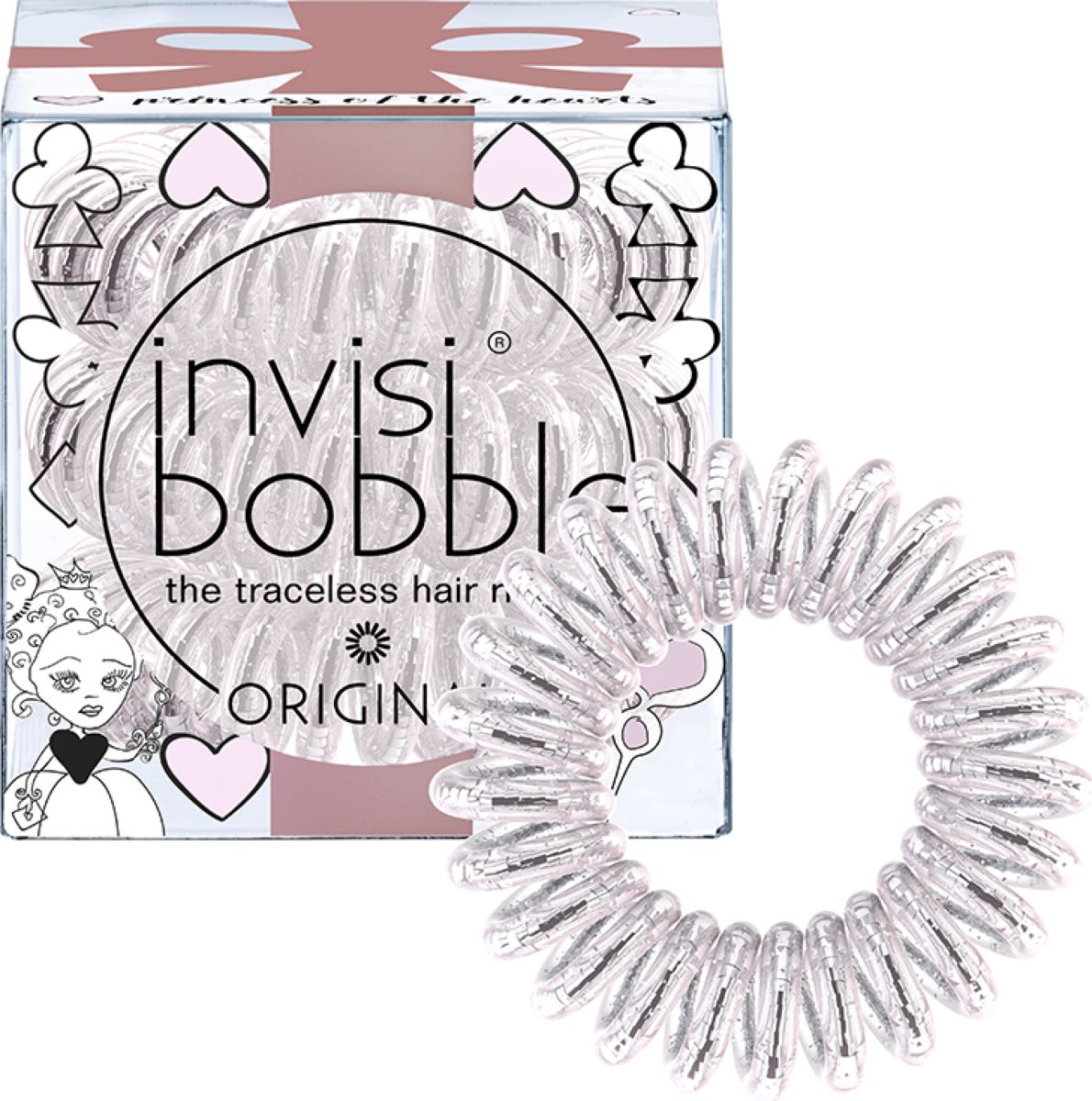 фото Invisibobble Резинка-браслет для волос Original Princess of the Hearts, 3 шт