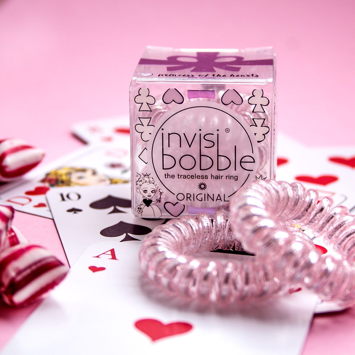 фото Invisibobble Резинка-браслет для волос Original Princess of the Hearts, 3 шт