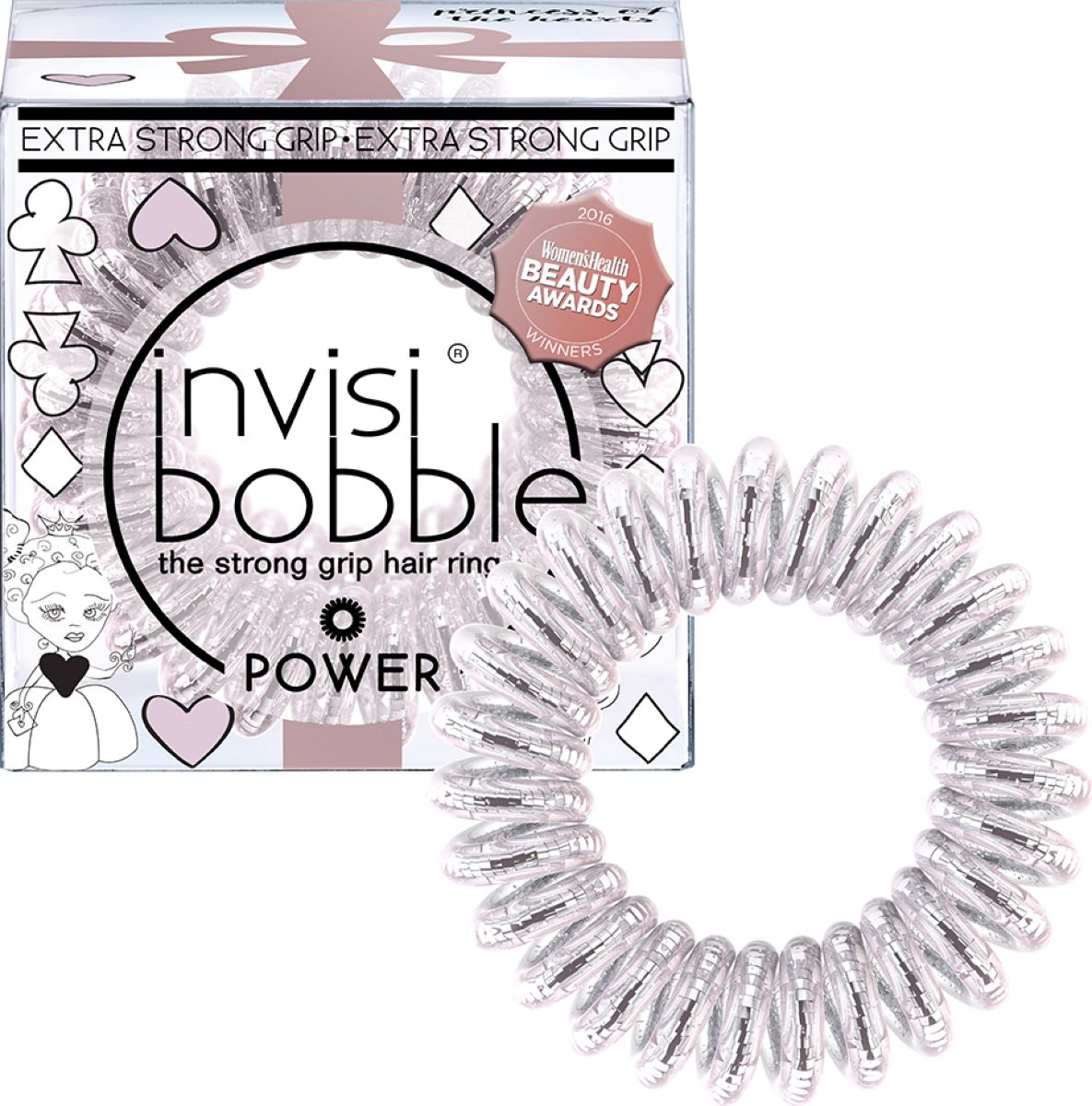 фото Invisibobble Резинка-браслет для волос Power Princess of the Hearts, 3 шт
