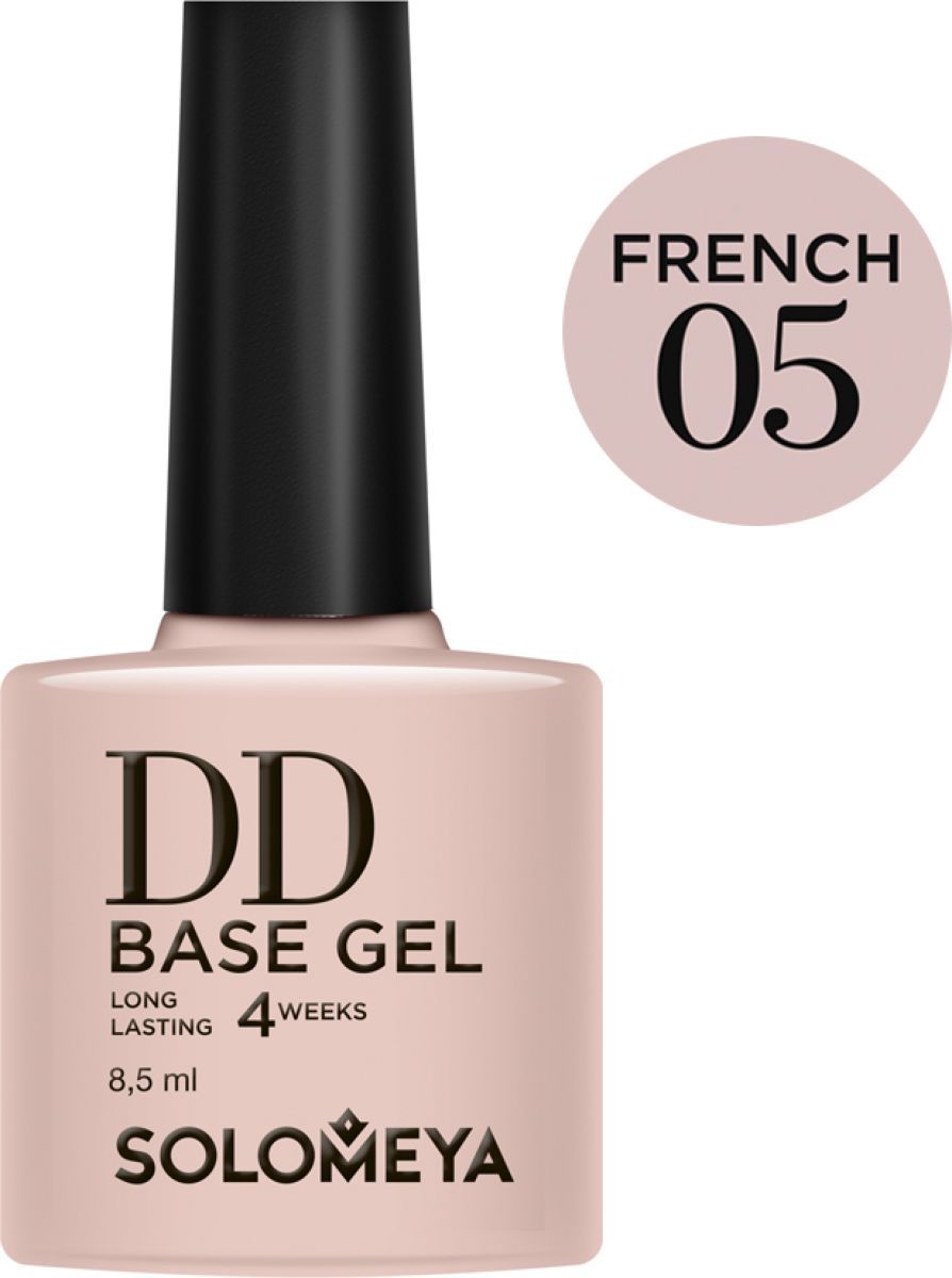 Solomeya Суперэластичная DD-база (Daily Defense) цвет French 05/DD Base Gel (French 05), 8,5 мл Solomeya Суперэластичная DD-база (Daily Defense) цвет French 05/DD Base Gel (French 05), 8,5 мл