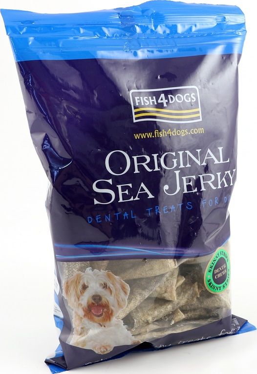фото Лакомство для собак Sea Jerky "Skinny Strips", с рыбой, 500 г Fish4dogs