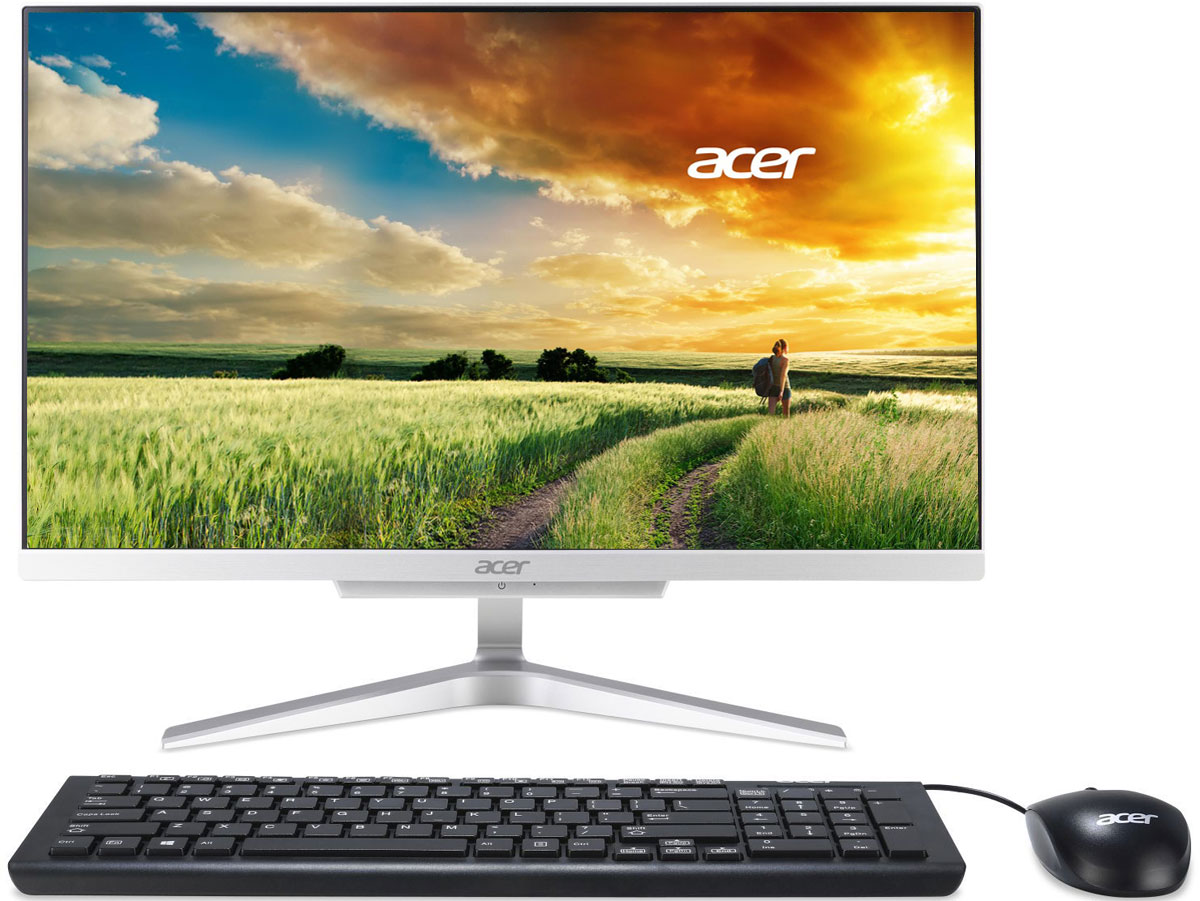 фото 21.5" Моноблок Acer Aspire C22-860 (DQ.BAVER.002), серебристый