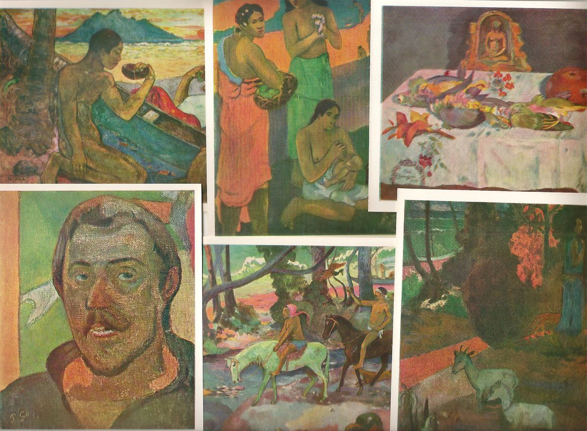 фото Гоген (набор из 12 открыток) Советский художник