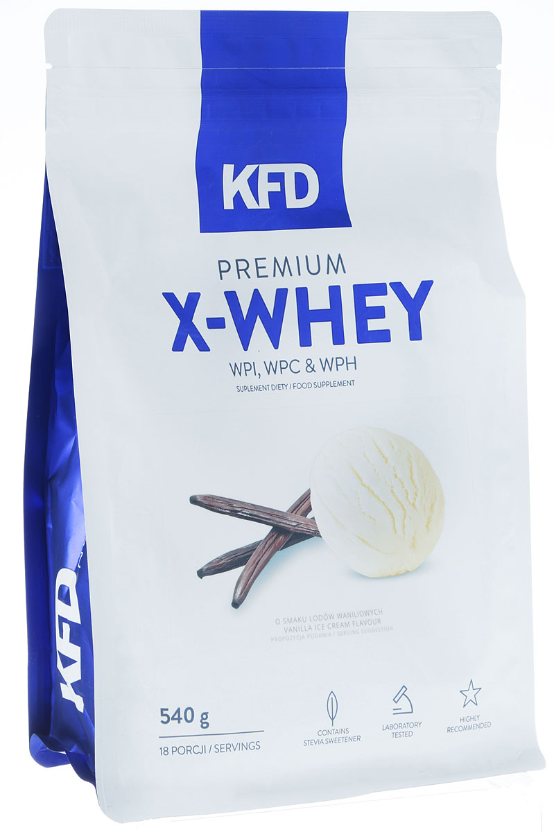 Протеин KFD "Premium X-Whey", сливочное мороженое, 540 г - купить с ...