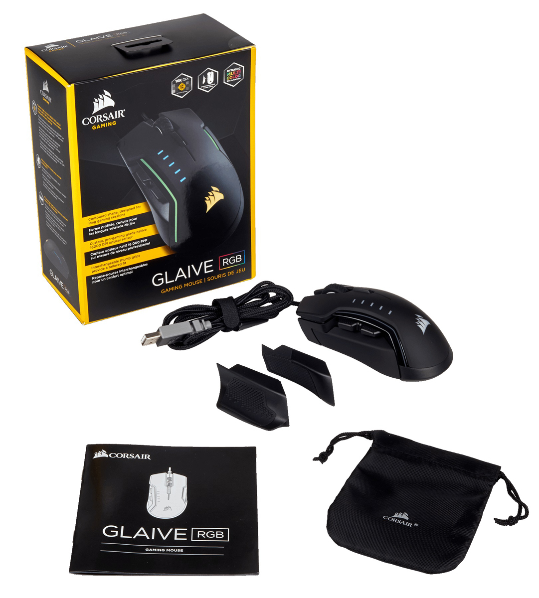 фото Игровая мышь Corsair Gaming Glaive RGB, Black