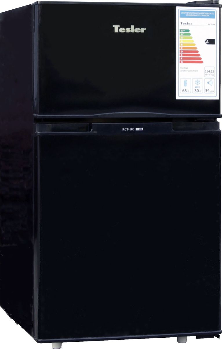 фото Холодильник Tesler RCT-100, черный
