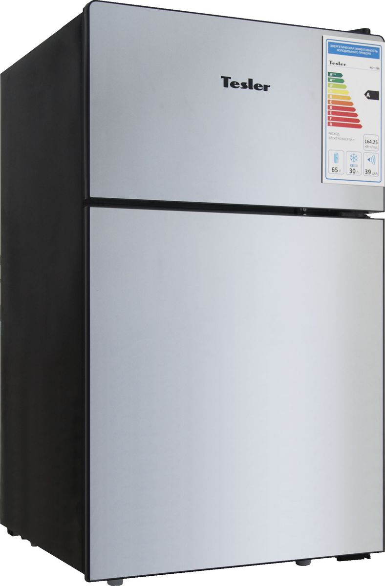 фото Холодильник Tesler RCT-100, Mirrow