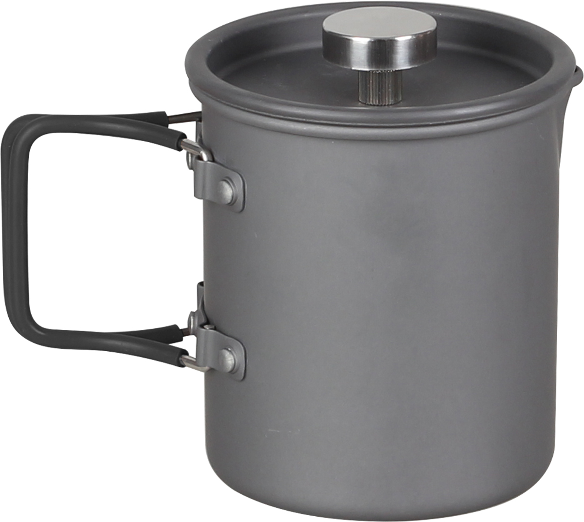 фото Кружка-чайник заварной "Сплав", цвет: серый металлик, 600 мл