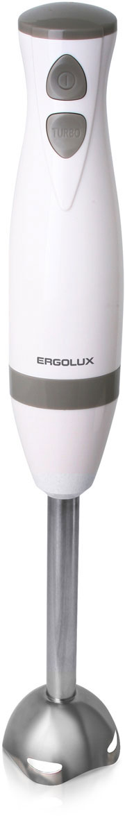 фото ERGOLUX ELX-HB02-C31 бело-серый (блендер, нерж.сталь, 2 скорости, 500Вт, 220-240В)