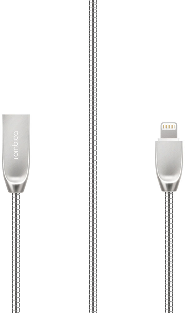 фото Rombica Digital Metal Silver I Mini кабель USB-Lightning (0,3 м)