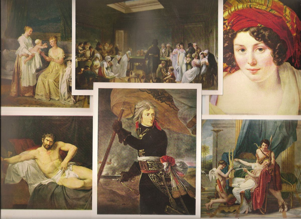 фото Классицизм и романтизм во французской живописи 19 века (набор из 16 открыток) Советский художник