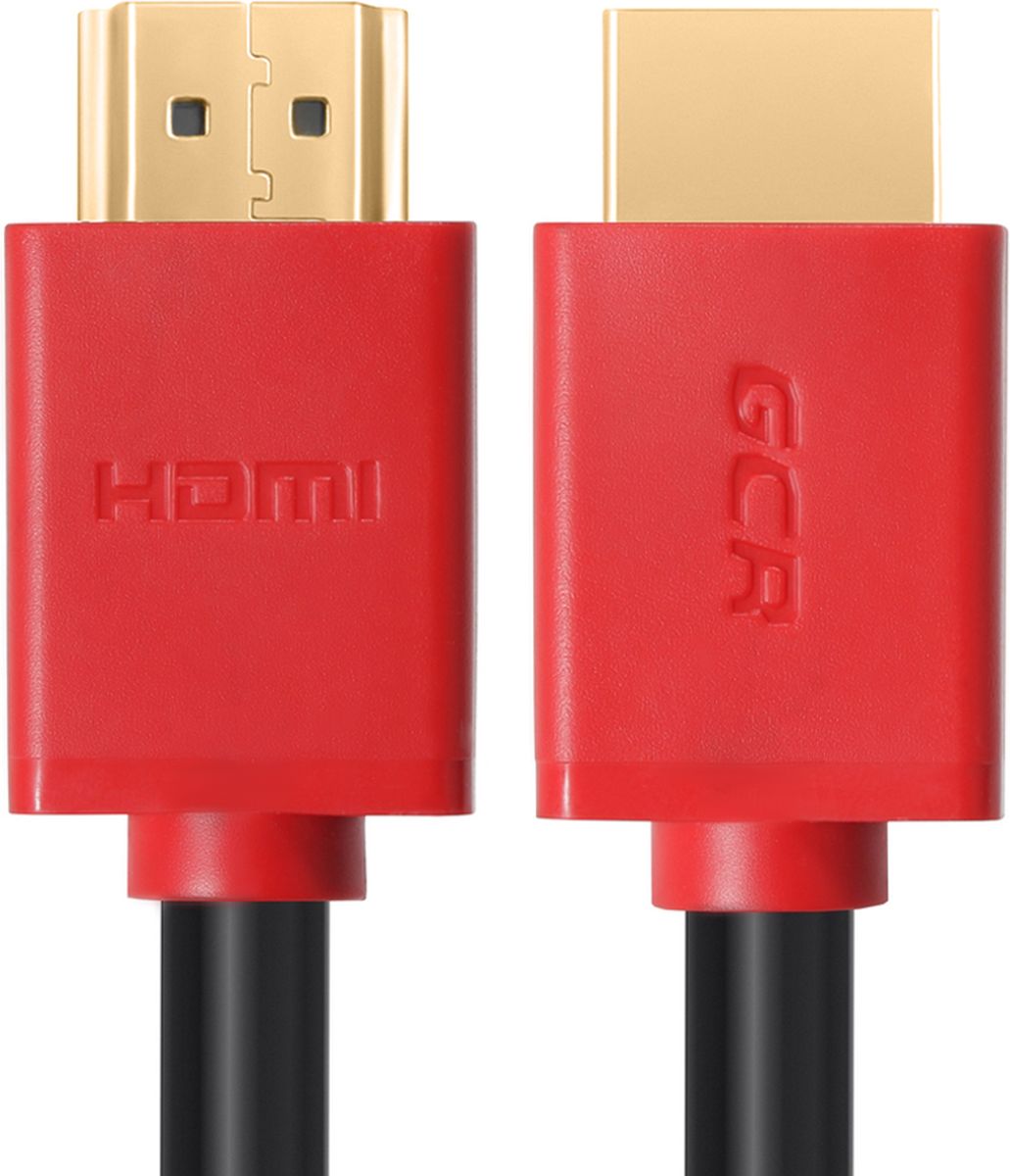 фото GCR GCR-HM450, Black Red кабель HDMI (0,3 м)