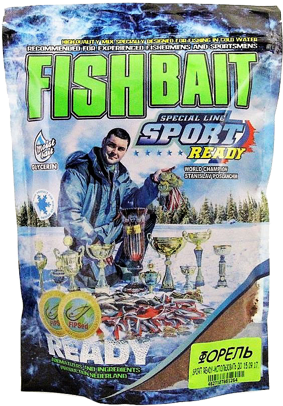 фото Прикормка для холодной воды FishBait "Ready Sport. Форель", зимняя, 0,75 кг