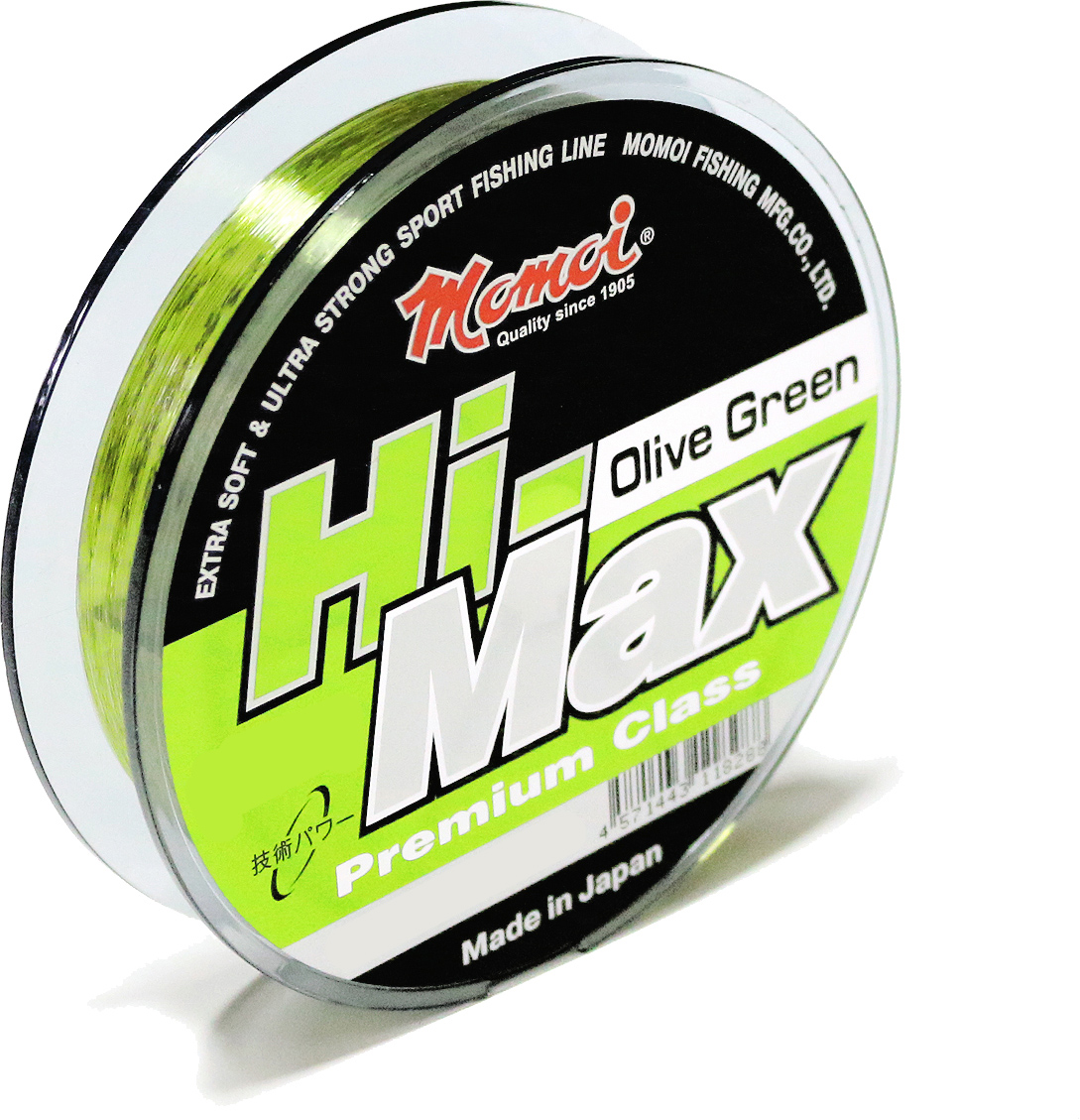 Леска Momoi Fishing Hi-Max Olive Green, 100 м, 0,40 мм, 15,0 кг
