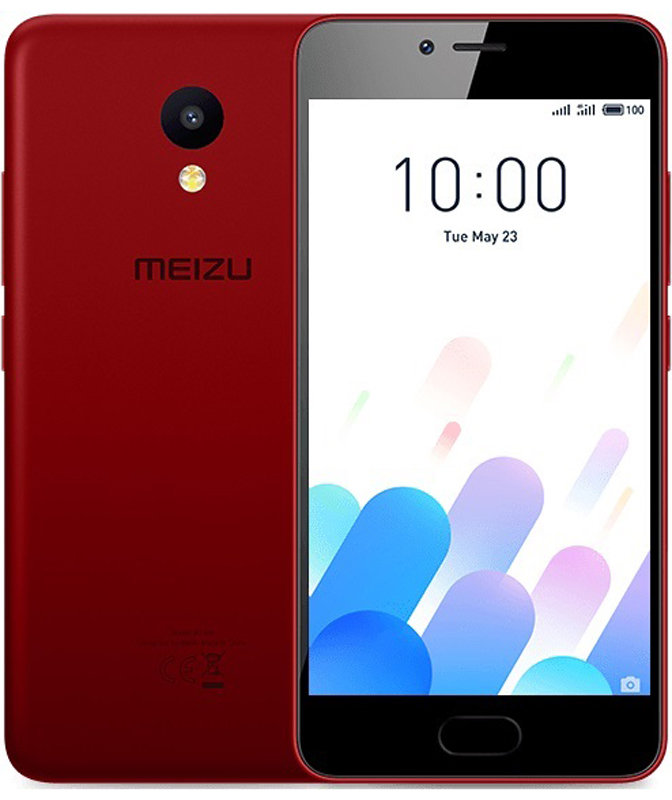 фото Смартфон Meizu M5c, 32 ГБ, красный
