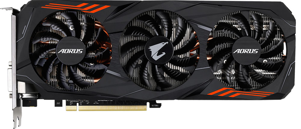 фото Видеокарта nVidia GeForce GTX1070 Ti Gigabyte Aorus PCI-E 8192Mb, GV-N107TAORUS-8GD