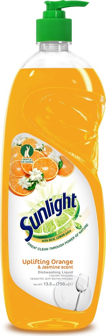 фото Жидкое средство для мытья посуды Sunlight "Orange", 750 мл