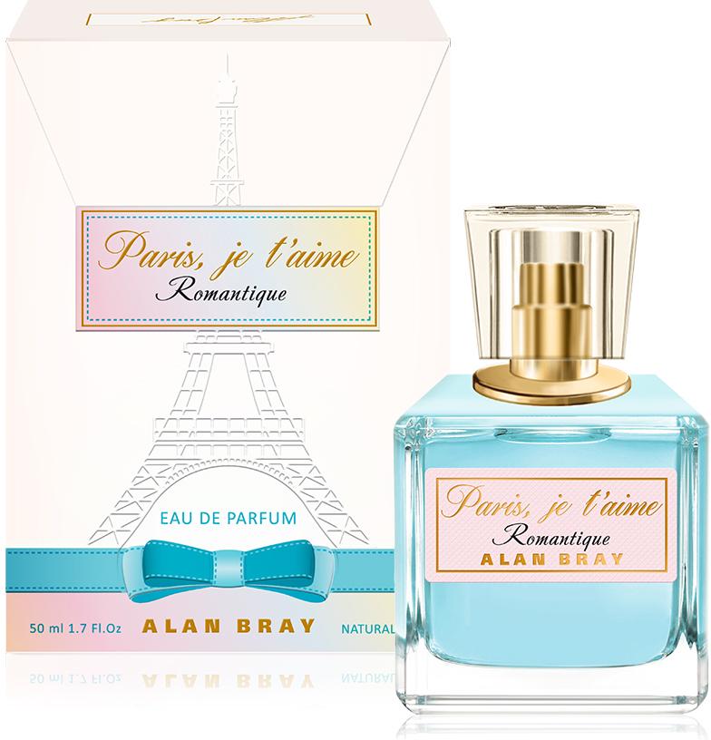 Alan Bray,Paris, je t`aime Romantique,парфюмированная вода 50 мл