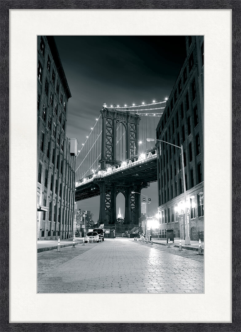 фото Картина Postermarket "Манхэттенский мост в Нью-Йорке", 50 x 70 см Постермаркет / postermarket